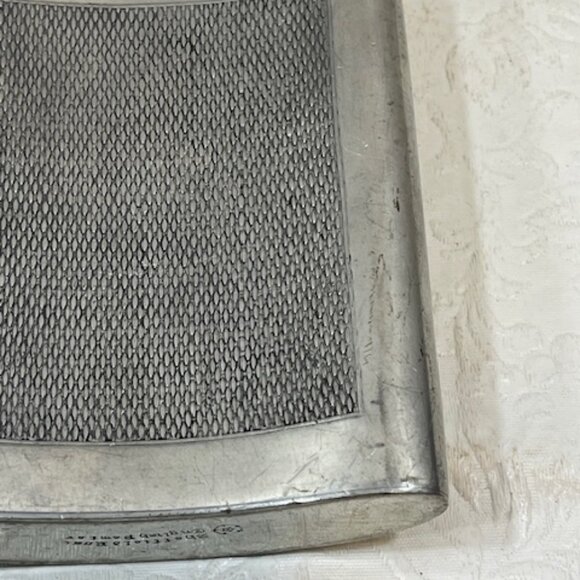 VTG Sheffield Rose English Pewter Hip 3 Oz. Drinking Curved Flask 3.25"x4.5" - Picture 10 of 15